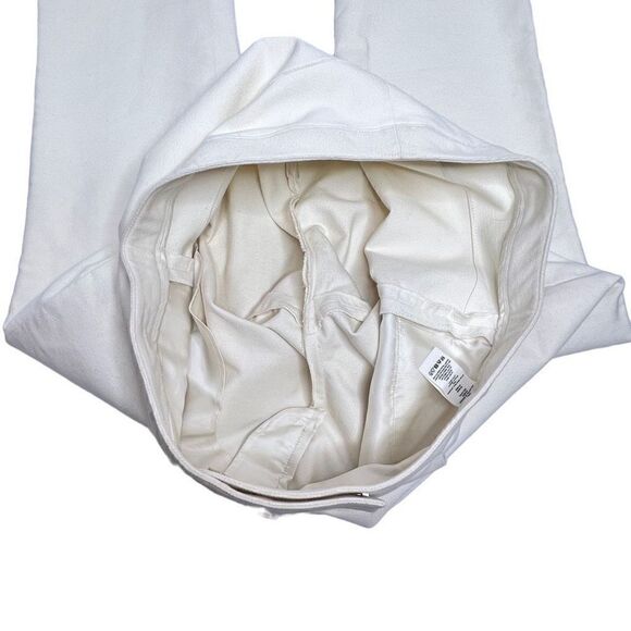 Theory ivory moleskin twill crop pants size 12 - Picture 11 of 15